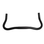 UPANBIKE 25.4mm 37cm Bullhorn Riser Bar for Fixed Gear Bike Bicycle Alloy Handlebar Black