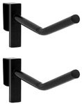 QWORK Removable Saddle Rack,Black - PVC Coated - One Size - 2 Pack