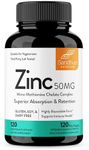 Sandhu's Zinc 50mg 120 Count Supplement|4 Months Supply|Made in The USA| Immune & Antioxidant Support| High Potency & Superior Absorption Capsules