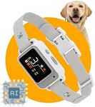 Barktec AI Smart Bark Collar: AI Dog Bark Control with Advanced Recognition, Long Battery Life, and Gentle Vibration - Fits All Breeds, Ensures Peace & Comfortable