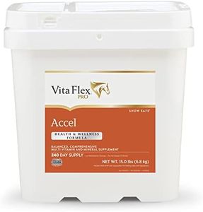 Vita Flex Pro Accel Health & Wellness Formula, Horse Supplement, 15 Pounds, 240-Day Supply