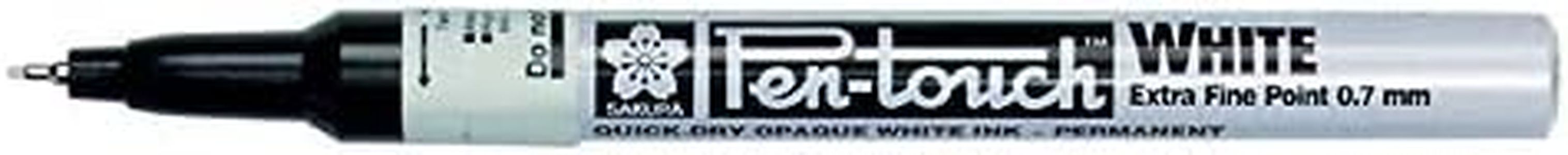 Sakura - Pen-Touch Paint Marker - Extra Fine 0.7mm - White - 3 Pack