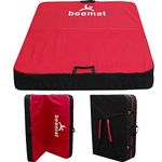 BEEMAT Caley Bouldering Crash Pad [Each] • Triple density foam cushioning for maximum safety and a great landing area • Red/Black