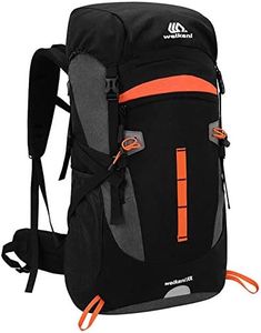 SKYSPER Sac à Dos de Randonnée Homme Femme avec Housse de Pluie 50L Sac à Dos Voyage Imperméable Résistant aux Déchirures Grande Capacité Sac à Dos Trekking pour Alpinisme Sports Camping