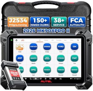 Autel MaxiCOM MK908 Pro II OBD2 Scanner : Valise Diagnostic Auto avec Le Meilleur matériel, Programmation J2534, Codage ECU, Bi-Directionnel, 36 Service pour 150 Marques, FCA AutoAuth