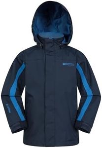 Mountain Warehouse Samson II Kids Waterproof Jacket Navy 7-8 Years