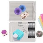 2Pcs Score Board Multi-Purpose Scoring Board Envelope Maker with Bone Folder and 3 in 1 Corner Rounder Paper Punchfor Card Making and DIY Projects Multi- Purpose Scoring Board & Score and Fold Tools