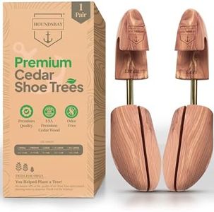 HOUNDSBAY Cedar Shoe Tree, Shoe Trees for Men, Shoe Trees for Women, Shoe Trees for Sneakers, Shoe Widener, Shoe Shaper