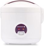 REISHUNGER Rice Cooker & Rice Steamer with Keep-Warm Function (1.2 litres - 6.5 cups) - For 1-6 People - Quick Preparation Without Burning - Ceramic Coating incl. Steamer Insert