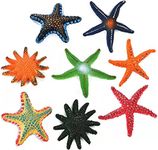 8 Pieces Big Diving Toys Pool Toy Starfish Sets Summer Beach Toys, Soft Rubber Dive Throw Toy for Kids Underwater Swimming Toy for Pool, Colorful