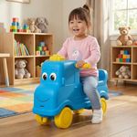 Lifelong Cuppy Happy Wheels Push Car Truck Ride-On for Kids 1–4 Years | BIS Certified | Non Electrical | Push Ride for Toddlers | No Assembly Required | Smooth Wheels & Easy-Grip | Indoor Outdoor Toy