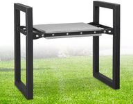 Garden Kneeling Stool Foldable, 2-in-1 Portable Kneeler and Seat with 12.6" Extra Wide Thickened Cushion, Comfortable for Gardening, Weeding, Outdoor Use - Support Up to 330lbs, Lightweight & Sturdy