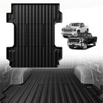 TripleAliners Truck Bed Mat Compatible with 2020-2024 Chevy Silverado/GMC Sierra 2500 3500HD Accessories 6.8FT Vehicle Bed Mat Perfectly Flush All Weather Protection TPE HeavyDuty Pickup Car Cargo Mat