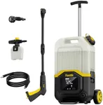 Fanttik NB8 Ultra Cordless Pressure Washer w/4.0 Gal Tank, Max 725PSI Electric Power Washer with 5-in-1 Nozzle, 20FT Hose, Adjustable Pressure, Foam Cannon Power Washer Cleaning for Car Washing, Patio