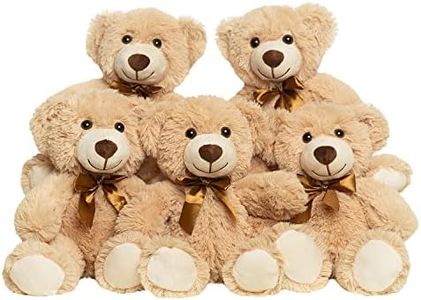 Quaakssi Teddy Bears Bulk 5 Packs Teddy Bear Stuffed Animals Plush Toys Gift for Kid Girlfriend,13.5 Inches Stuffed Bears for Christmas Valentine’s Day Birthday Wedding Party