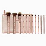 BH Cosmetics Metal Rose Brush Set (Pack of 11)