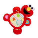 Starts Sesame Street Tummy Time Elmo Prop Mat with 3 Detachable Newborn Toys and Multiple Textures and Flaps for Baby Gyms and Playmats