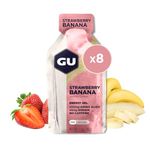 GU Original Sports Nutrition Energy Gel Strawberry Banana/8 Count AD