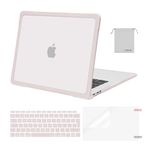 MOSISO Compatible with MacBook Air 13 inch Case 2022 2021-2018 M1 A2337 A2179 A1932 Touch ID, Soft TPU Bumper Plastic Anti-scratch Hard Case&Keyboard Cover&Screen Protector&Storage Bag, Khaki