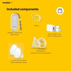 Medela Freestyle Double Electric Breast Pump – Portable & Hands-Free