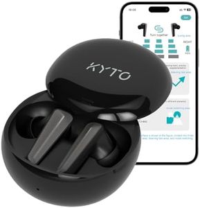KYTO OTC Hearing Aids, Hearing Aids for Seniors with Bluetooth, Hearing Amplifier with APP for the Hearing Loss, Rechargeable Hearing Aid with 16-Channel Sound Processing 4 Volume and Noise Cancellation (Black)