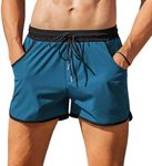 COOFANDY Men's Swim Trunks Quick Dry Swimsuit Bathing Suit Swimwear Beach Shorts M