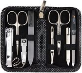 3 Swords Germany - manicure pedicure set kit with glass and sapphire nail file (203)