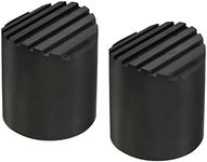 MECCANIXITY Ladder Non-Slip Feet Mat 42mm ID Rubber Round Telescopic Ladder Accessories Pad Cover Cushion for Ladder Protection Black Pack of 2