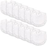 DOSMINE Baby Drool Bibs for Unisex Girls Boys 12 Pack Baby Muslin Bibs for Drooling and Teething