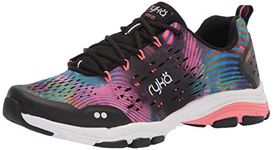 Ryka Women's Vivid RZX Cross Trainer, Black Tie Dye, 6.5 Wide