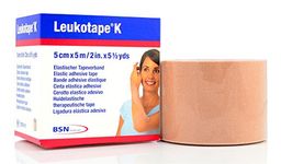 Leukotape K Kinesiology Tape (Tan, 5cm x 5m) by BSN Medical