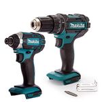 Makita DHP482Z LXT 18V Cordless Combi Drill with DTD152Z Impact Driver Twin Pack