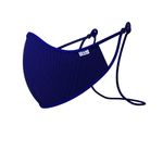 POSITIVE Unisex 99% FOG FREE, 99.80% BFE N99 Reusable Face Mask - Certified & Compliant by: CE, ISO, GMP, FDA & WHO (Navy Blue, Large)