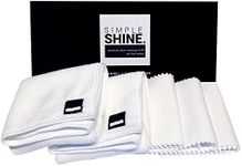 Premium Set Shoe Shining Cloths 3 Flannel & 2 Microfiber | Best for Buffing,Cleaning & Polishing Leather