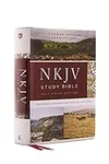 NKJV Study Bible, Hardcover, Burgun