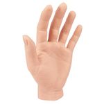 Skillssist Silicone Henna Tattoo Practice Hand Life Sized Fake Skin Hand Model to Tattoo Training Education for Experienced Tattoo Artists and Beginners (Left Hand)