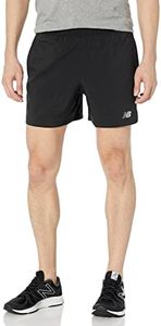 New Balance Men's Accelerate 5 Inch Short 22, Black, 5X-Large Plus