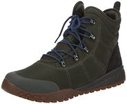 Columbia Men's Fairbanks Omni-Heat Urban Boot, Waterproof, Gravel/Dark Moss, 14