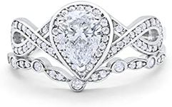 Blue Apple Co. Teardrop Bridal Set 