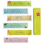 Folkulture Incense Sticks - Set of 6 Insenses (120 Sticks) for Relaxation - Sea Breeze, Rosemary, Pathcouli Incense Sticks Variety Pack, Boho Gift Set or Meditation Accessories (Smells Like Summer)