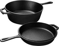 Cast Iron Skillet With Lids