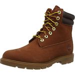 Timberland Men's 6 Inch WR Basic Fashion Boots, Rust Nubuck, 9 UK