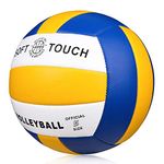 Volleyball Official Size 5,Soft Volleyballs for Kids Youth Adults Beginners to Play Games Indoor Outdoor Backyard and Beach