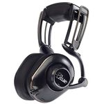 Blue Microphones Mo-Fi Powered High-Fidelity Headphones with Integrated Audiophile Amplifier, Dark Grey