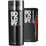 BOLDIFY Hair Fibres for Thinning Hair (DARK AUBURN) - 28g Bottle - Undetectable & Natural Hair Filler Instantly Conceals Hair Loss - Hair Powder Thickener, Topper for Fine Hair for Women & Men