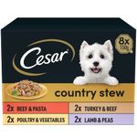 Cesar Country Stew Adult Wet Dog Food, Special Selection, Pack of 3 (3 x 8 Trays x 150 g)