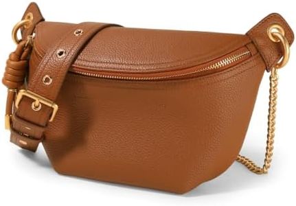 Itamood Top Grain Leather Crossbody belt bags for women,Work Travel Daily Errands,Minimalist city walk With Chain Straps