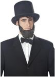 California Costumes Men's Honest Abe Beard Adult, Dark Brown, One Size