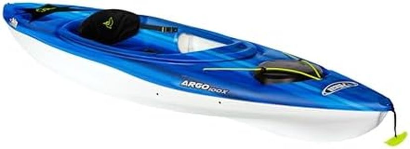 Pelican Argo 100X - Recreational Sit-in Kayak - 10 ft - Fade Deep Blue/White