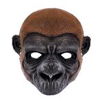 Halloween Animal Monkey Mask Adult Realistic Baboon Full Face Scary Mask Chimp Costume Headwear Fancy Dress Accessories for Halloween Party Show Gorilla Cosplay Prop Festival Favour(One size,unisex)